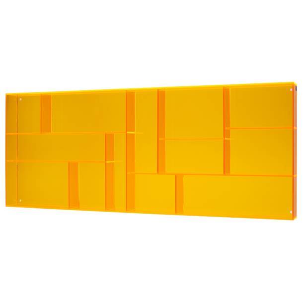 Small Type Case Orange Acrylic
