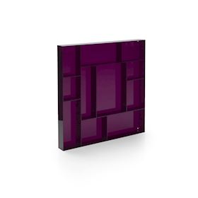 Purple acrylic square type case