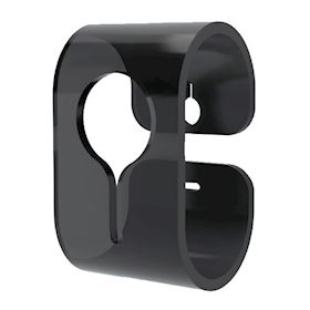 Black acrylic hanging hook 2 pcs