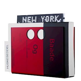 Magazine holder Red Acrylic