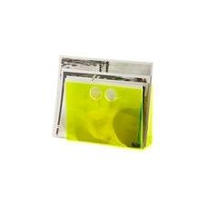 Magazine holder Yellow Acrylic