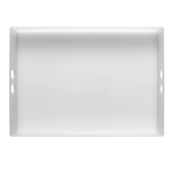 Large Serving Tray White Acrylic