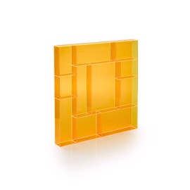 Orange acrylic square type case
