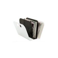 Acrylic magazine holder with several compartments
