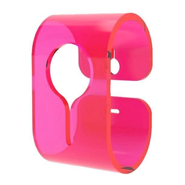 Pink acrylic hanging hook 2 pcs