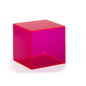 Pink acrylic square box