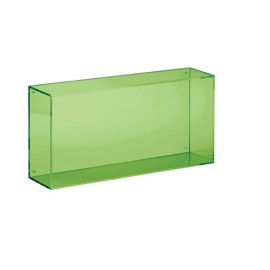 Green acrylic oblong box