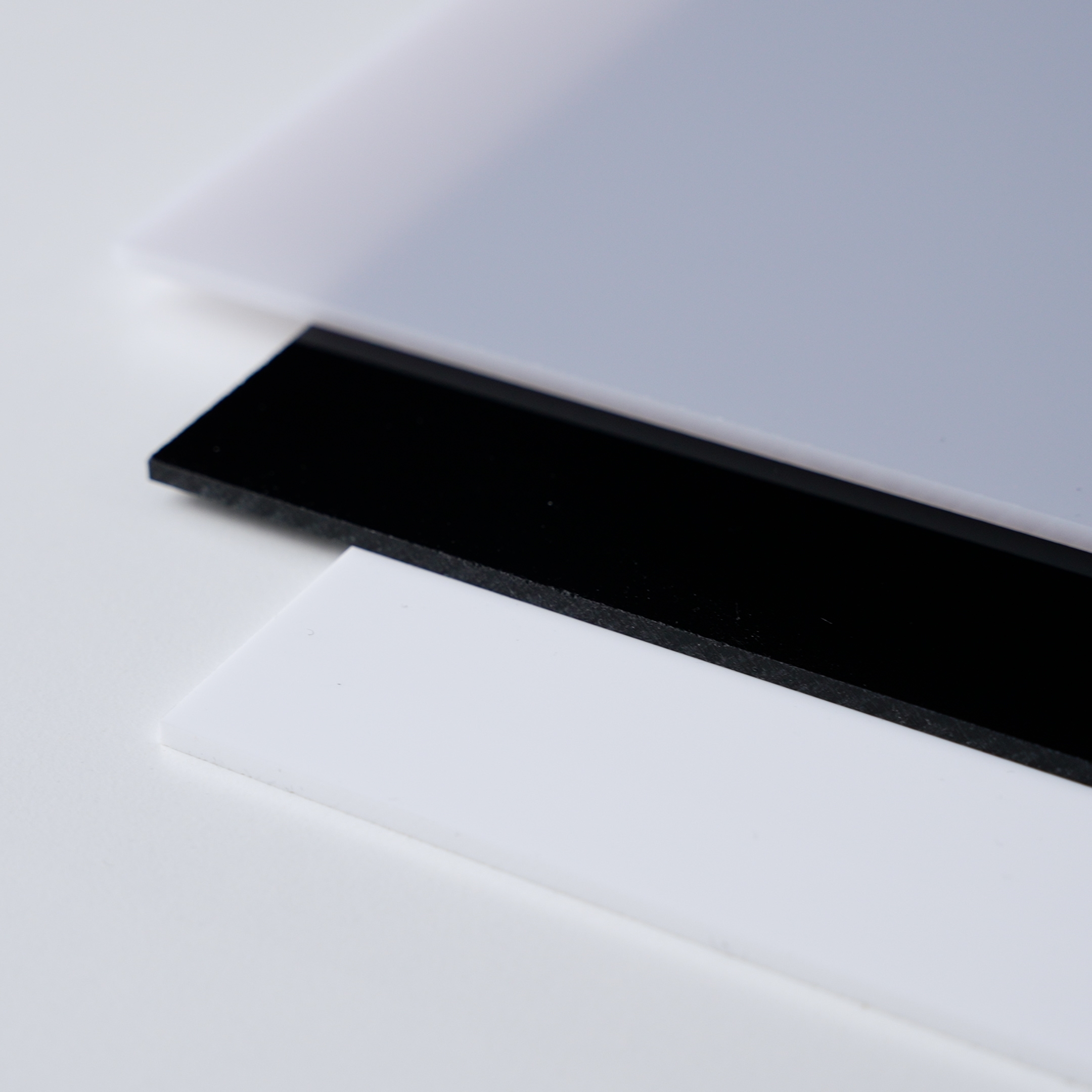 Acrylic Black Plexiglass Sheet - 1/8" X 12" X 24" - Made In USA