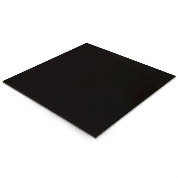 Black High Gloss PLEXIGLASS® Plastic Sheet | Cut to Size