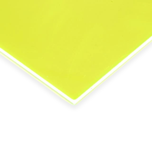 Luminescent Green Acrylic Plastic Sheet Cut to Size