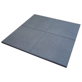 Grey UniSoft Rubber Tile 50 x 50 cm