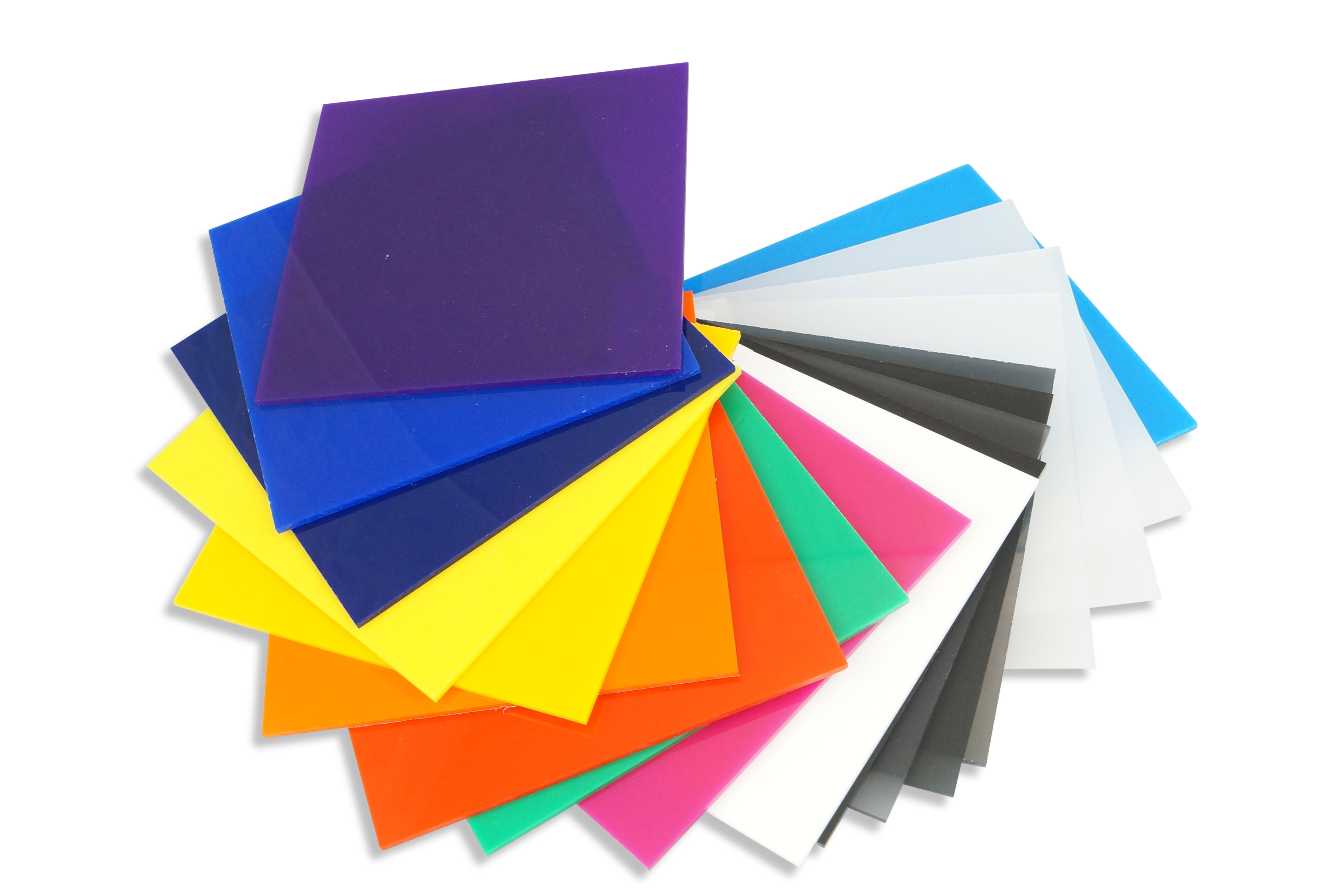 Farget plexiglass Farget plexiglass