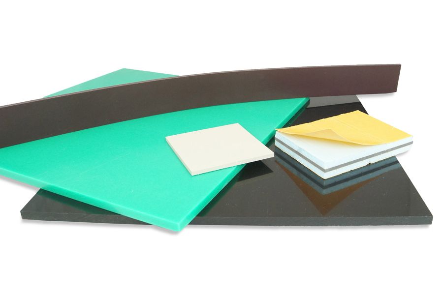 Nylon, Pom, PA, PE HD, PVC, industrial sheets.