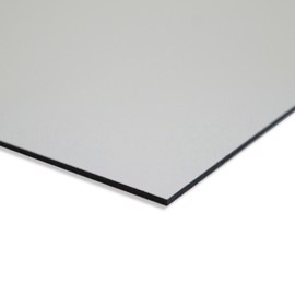 White high gloss/Matt Sandwich sheet 75 x 100 cm
