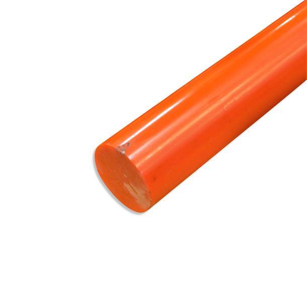Red PVC Round Rod