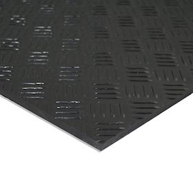 Heavy duty Rubber Checker sheet 244 x 122 cm