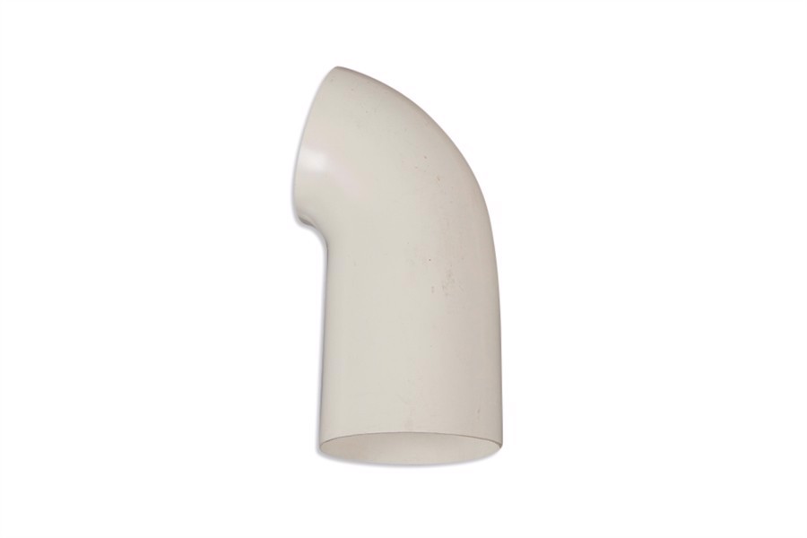 Downpipe shoe White 75 mm